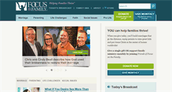 Desktop Screenshot of focusonthefamily.com