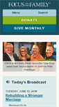 Mobile Screenshot of focusonthefamily.com
